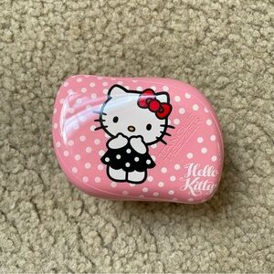 Hello Kitty Pink Polka Dot Compact Hairbrush